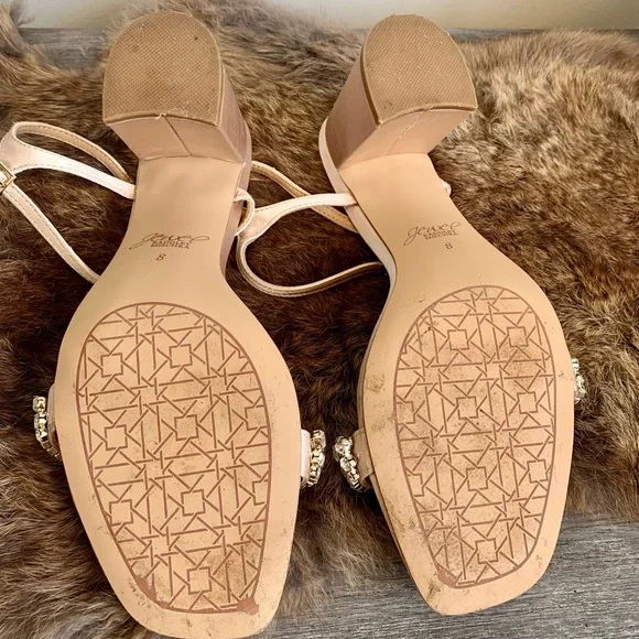 Badgley Mischka - Lori Block Heel in Champagne - Picture 12 of 16